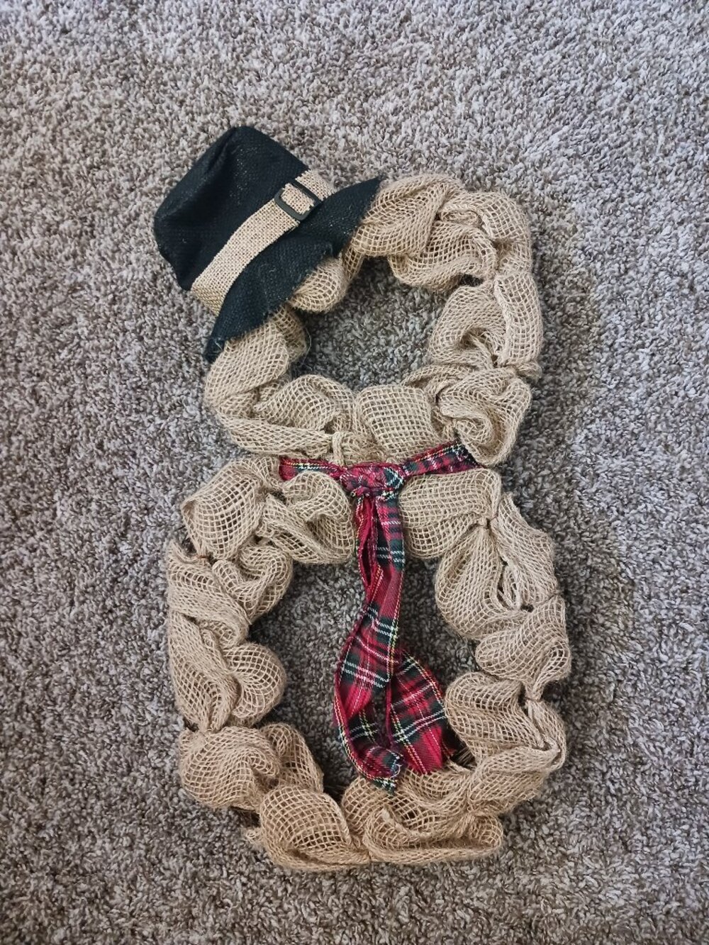 New Christmas Snowman wreath decor